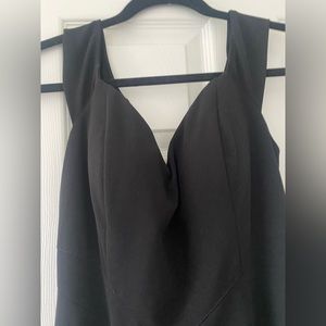 Black floor length gown